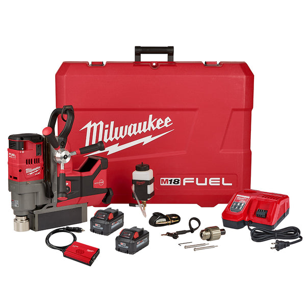 Milwaukee Electric M18 Fuel Lineman Mag Drill - MLW-2788-22HD | GarageAndFab.com