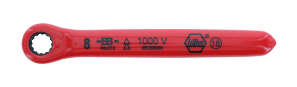 WIHA TOOLS Insulated Ratchet Wrench 8Mm - WIH-21208 | GarageAndFab.com