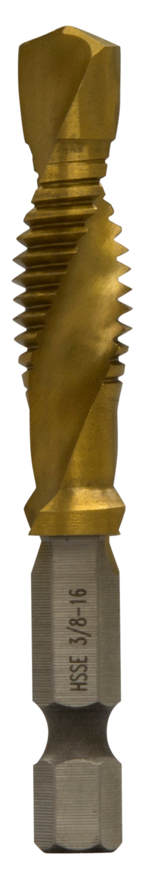 Greenlee Dr/Tap,Stainless Steel 3/8-16 - GRE-DTAPSS3/8-16 | GarageAndFab.com