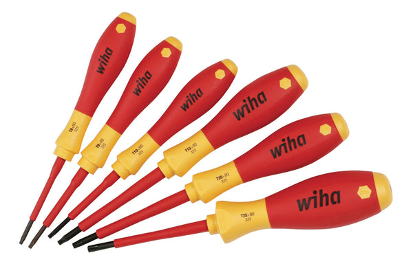 WIHA TOOLS 6 Piece Insulated Softfinish Torx Screwdriver Set - WIH-32590 | GarageAndFab.com