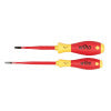 WIHA TOOLS 2 Piece Insulated Slimline Screwdriver Set - WIH-32189 | GarageAndFab.com