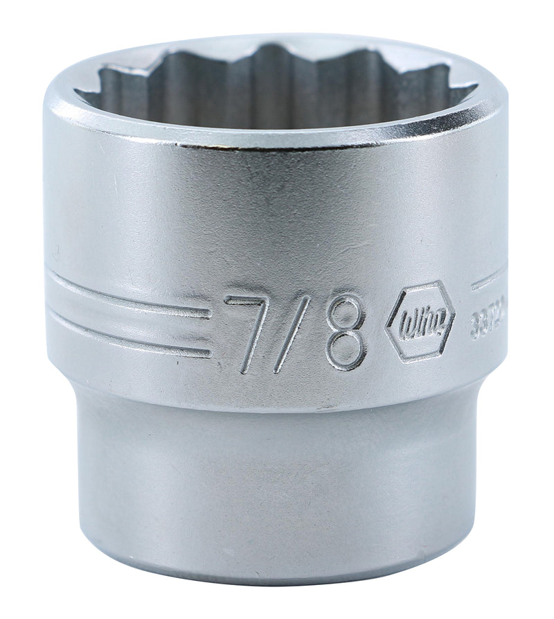 WIHA TOOLS 12 Point - 3/8 Inch Drive Socket - 7/8" - WIH-33720 | GarageAndFab.com
