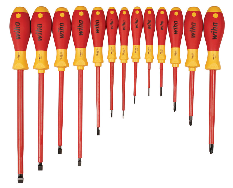WIHA TOOLS 13 Piece Insulated Softfinish Screwdriver Set - WIH-32094 | GarageAndFab.com