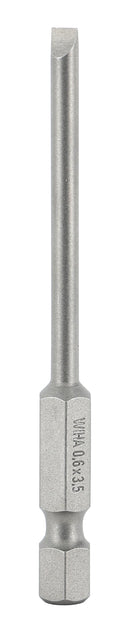 WIHA TOOLS Slotted Power Bit 3.5 X 70Mm - WIH-74035 | GarageAndFab.com