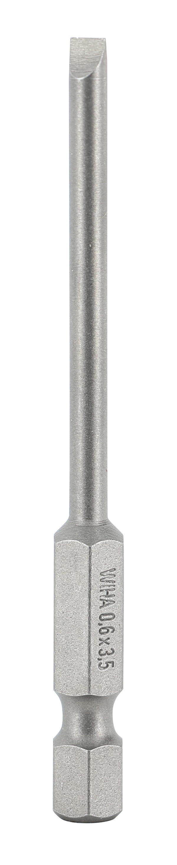 WIHA TOOLS Slotted Power Bit 3.5 X 70Mm - WIH-74035 | GarageAndFab.com
