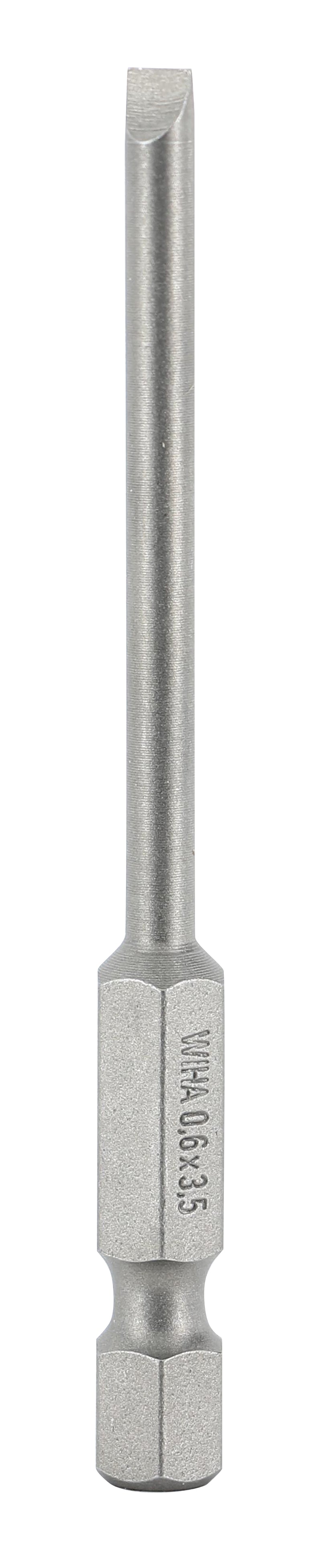 WIHA TOOLS Slotted Power Bit 3.5 X 70Mm - WIH-74035 | GarageAndFab.com