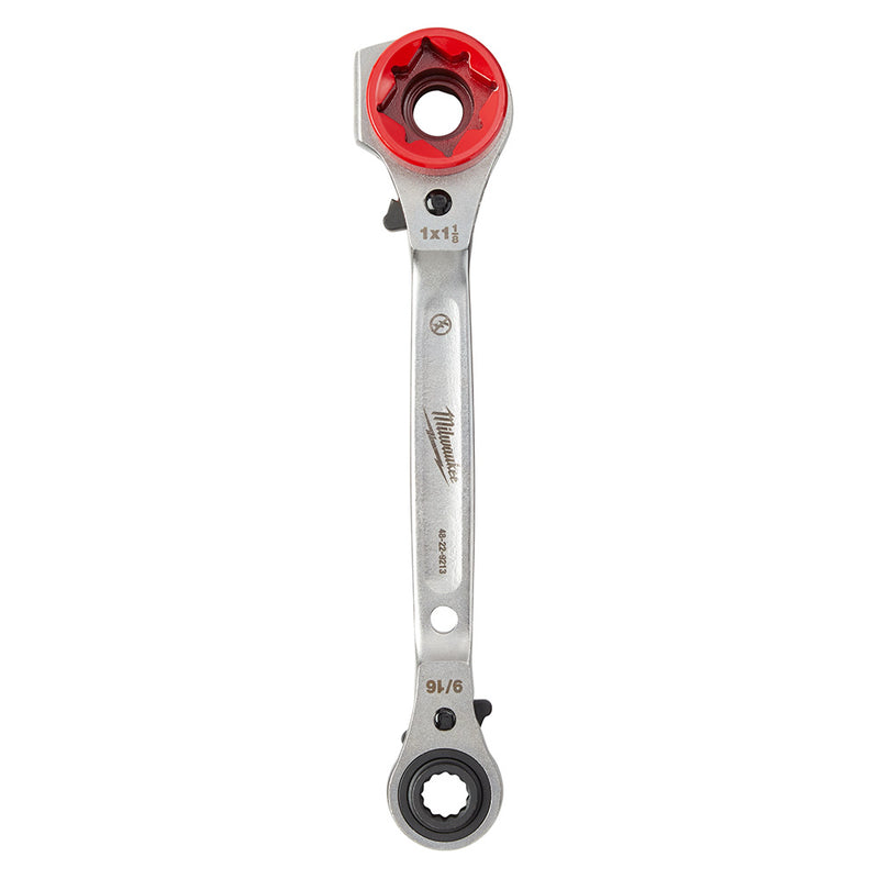 Milwaukee 5-In-1 Ratcheting Lineman'S Wrench - MLW-48-22-9216 | GarageAndFab.com