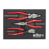 WIHA TOOLS 3 Piece Classic Grip Pliers And Cutters Tray Set - WIH-34680 | GarageAndFab.com