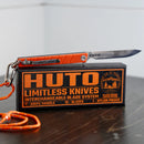 HUTO Limitless Folding Replacement Blade Knife-Orange - HU-LMTS-KNV-ORG | MunroOutdoorAdventures.com