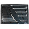 WIHA TOOLS 31 Piece Combination Wrench Tray Set - Sae And Metricric - WIH-30492 | GarageAndFab.com
