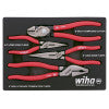 WIHA TOOLS 4 Piece Classic Grip Pliers And Cutters Tray Set - WIH-34681 | GarageAndFab.com