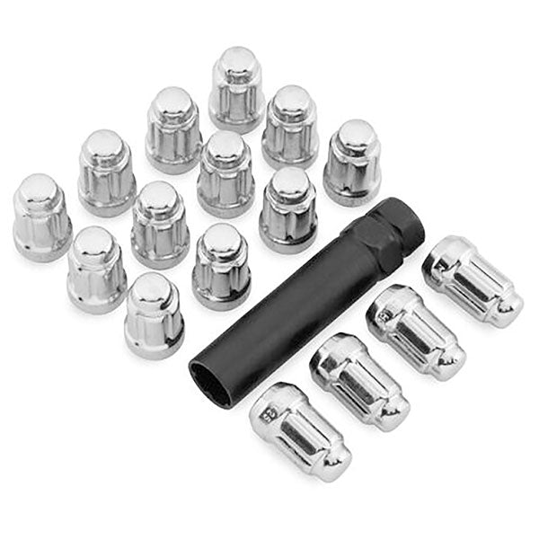 CARLISLE CHROME LUG NUTS 16PK (ALUG21BX)