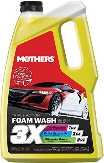 Mothers Polishes Waxes Cleaners Inc. - Triple Action Foam Wash 100oz - MPWC - 05610