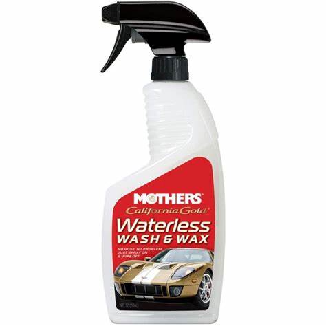 Mothers Polishes Waxes Cleaners Inc. - California Gold Waterless Wash & Wax 24oz - MPWC - 05644