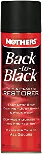 Mothers Polishes Waxes Cleaners Inc. - Back-to-Black Trim & Plastic Restorer 10oz Aerosol - MPWC - 06110