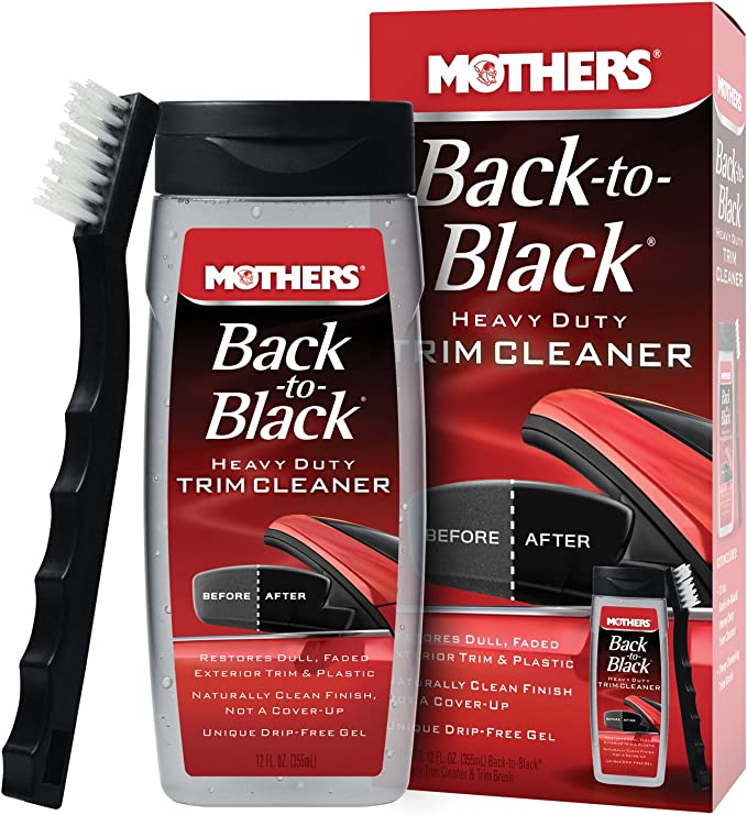 Mothers Polishes Waxes Cleaners Inc. - Back-to-Black Heavy Duty Trim Cleaner Kit - MPWC - 06141