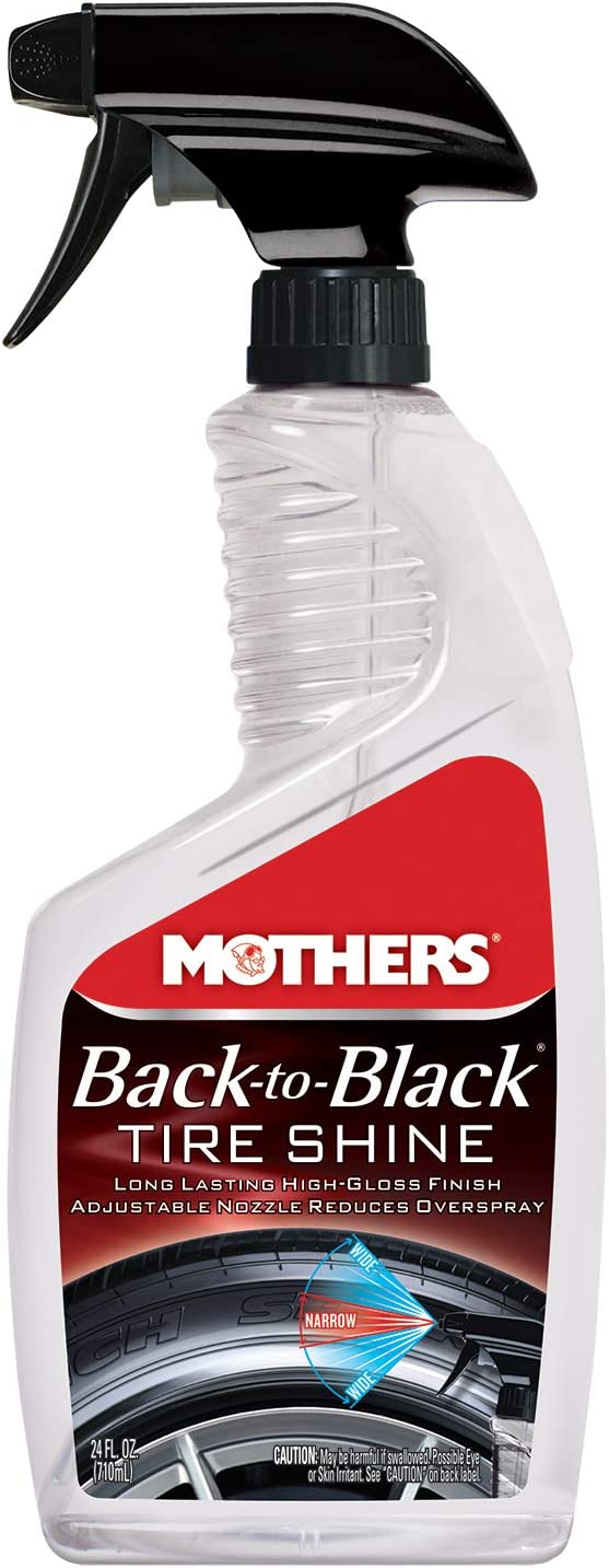 Mothers Polishes Waxes Cleaners Inc. - Back-to-Black Tire Shine 24oz - MPWC - 06924