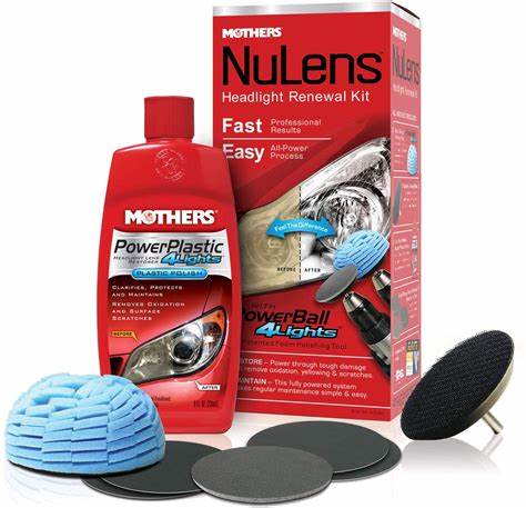 Mothers Polishes Waxes Cleaners Inc. - NuLens Headlight Renewal Kit - MPWC - 07251