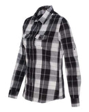 Burnside Women's Long Sleeve Plaid Shirt - 5222