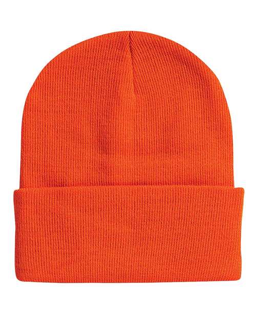 Sportsman Solid 12" Cuffed Beanie - SP12