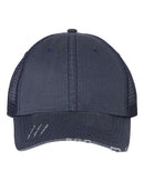 Mega Cap Herringbone Trucker Cap - 6990