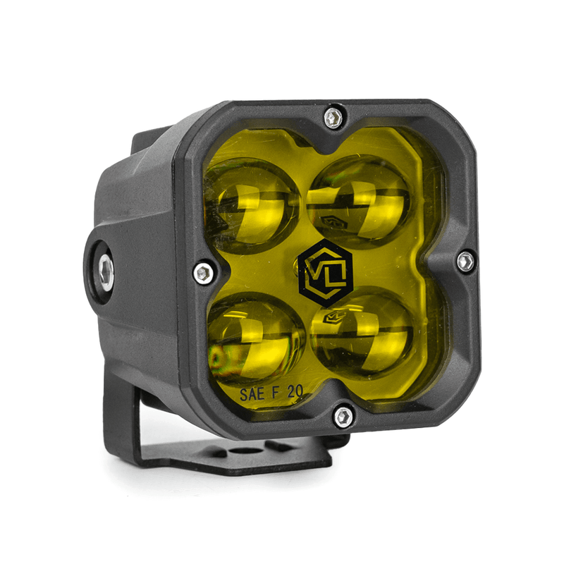 FNG SAE 3 Inch 20W Fog Light Pods Amber DOT/SAE Pair