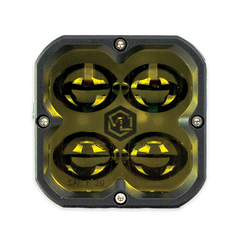 FNG SAE 3 Inch 20W Fog Light Pods Amber DOT/SAE Pair