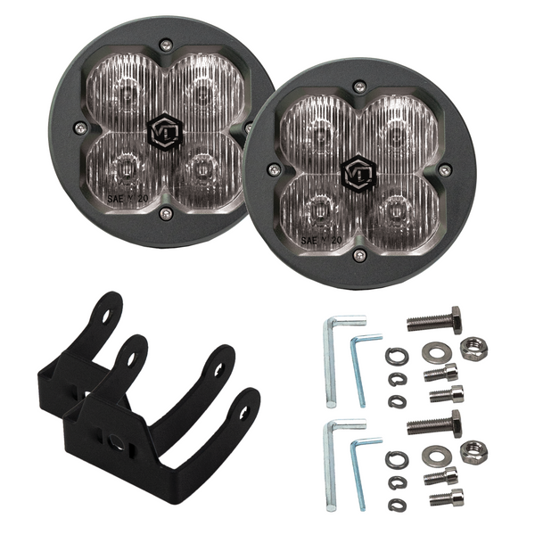 FNG SAE 3 Inch 20W Driving Light Pods With Round DOT/SAE Pair