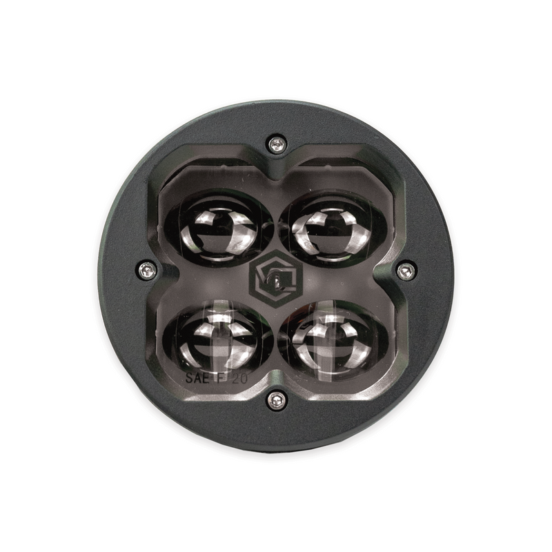 FNG SAE 3 Inch 20W Fog Light Pods With Round DOT/SAE Pair