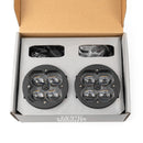 FNG SAE Fog Light Kit Jeep JL White Plastic Bumper Sport 2018+