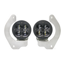 FNG SAE Fog Light Kit Jeep JL White Steel Bumper 2018+