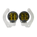 FNG SAE Fog Light Kit Jeep JL Amber Steel Bumper 2018+