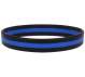 Rothco Silicone Thin Blue Line Bracelet