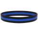 Rothco Silicone Thin Blue Line Bracelet