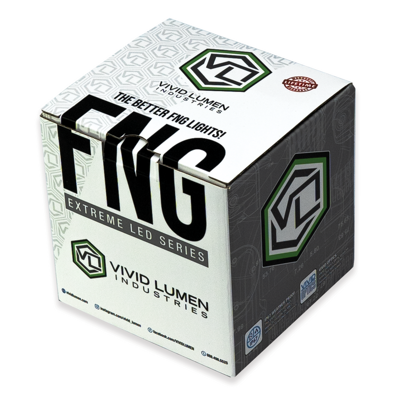 FNG Intense 3 Inch 20W Spot Light Pods With Flush Mount Single