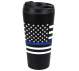 Rothco Thin Blue Line Flag Travel Mug