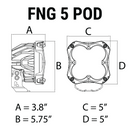 FNG 5 Intense Single Led Hyper Spot