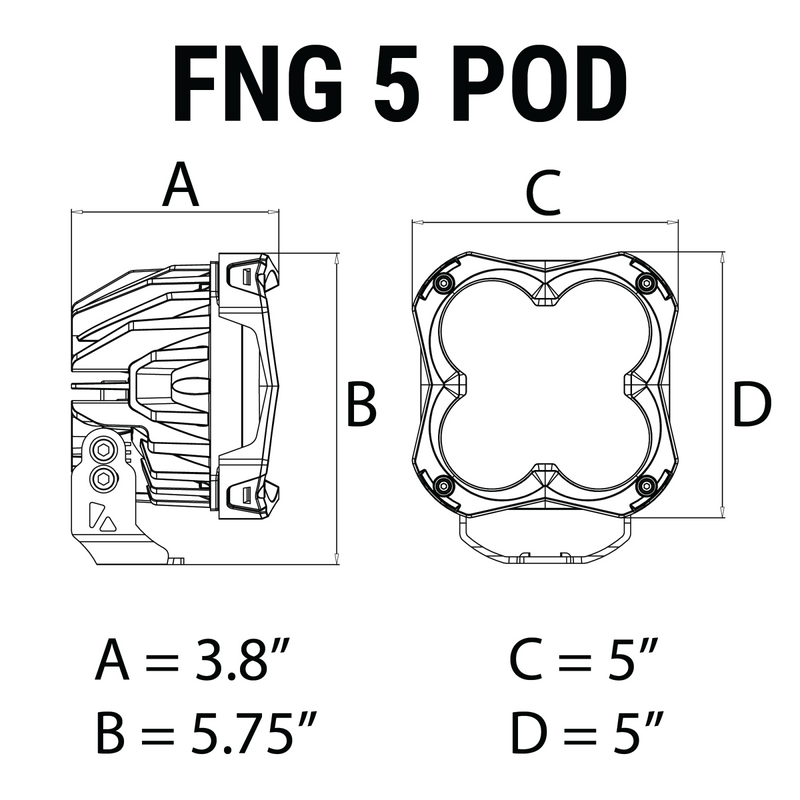 FNG 5 Intense Single Led Hyper Spot