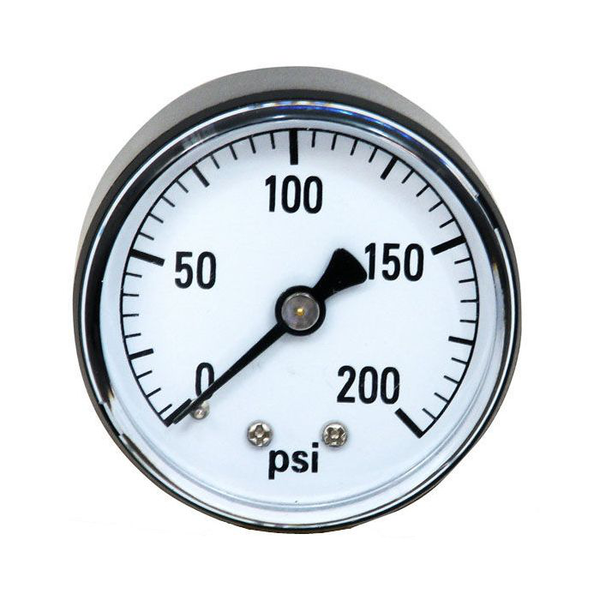 BE 200 PSI Air Pressure Gauge Model#: 85.420.200BP