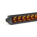 Wired Series 12 Inch Single Row Amber Combo Light Bar