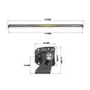 Wired Series 40 Inch Single Row Amber Combo Light Bar