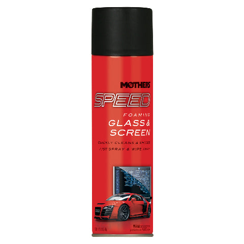 Mothers Polishes Waxes Cleaners Inc. - Speed Foaming Glass & Screen Cleaner 19oz Aerosol - MPWC - 16619
