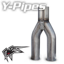 Black Widow Y-Pipe  2.5”single/2.5” dual BW0015-22