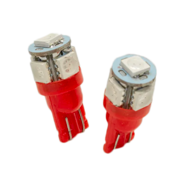 Long Lasting Led Bulbs 194 Red Pair