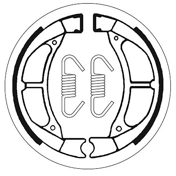 SBS BRAKE SHOES WITH SPINGS (5192021100)