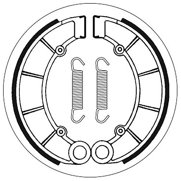 SBS BRAKE SHOES WITH SPINGS (5192027100)