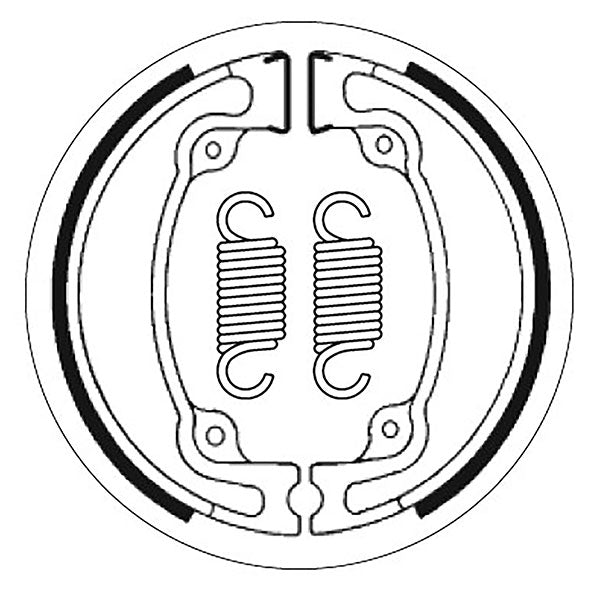 SBS BRAKE SHOES WITH SPINGS (5192042100)