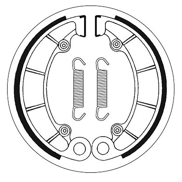 SBS BRAKE SHOES WITH SPINGS (5192046100)