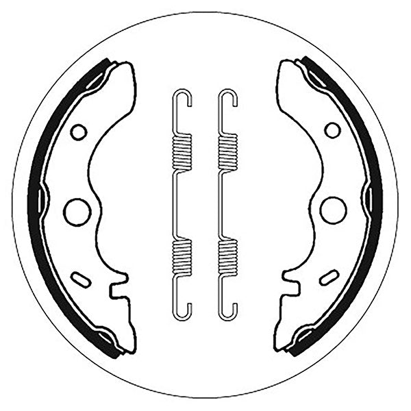 SBS BRAKE SHOES WITH SPINGS (5192054100)