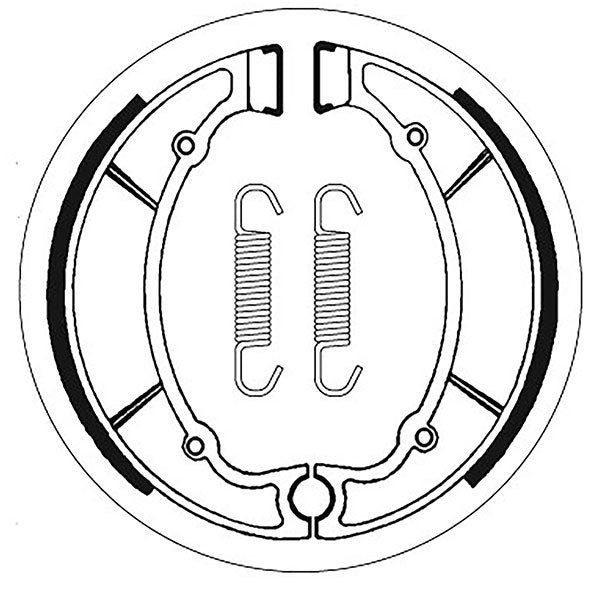 SBS BRAKE SHOES WITH SPINGS (5192064100)
